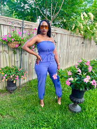 Image 3 of Cargo Jumpsuit w/Drawstring 