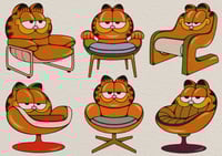 Image 5 of snoooy Bootlegs Garfield Set - 5 Prints