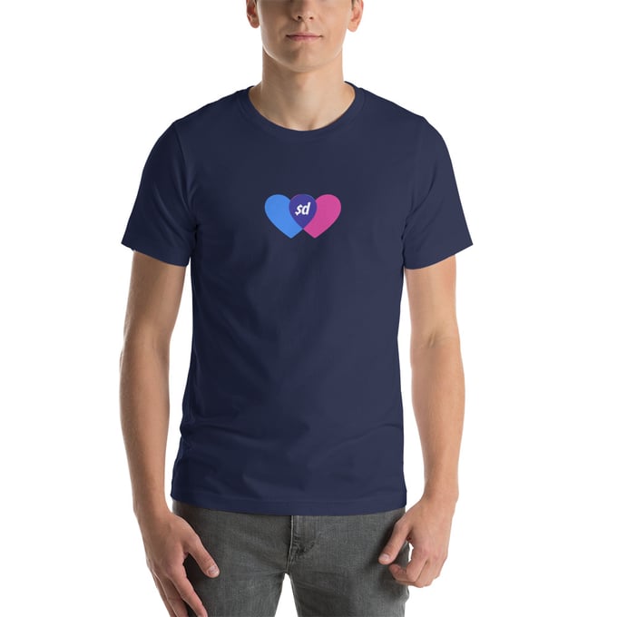 Image of Slickdeals Cojoined Hearts Tshirt