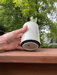 Image 2 of Christmas Cactus in Ceramic Calligraphy Geisha Cup