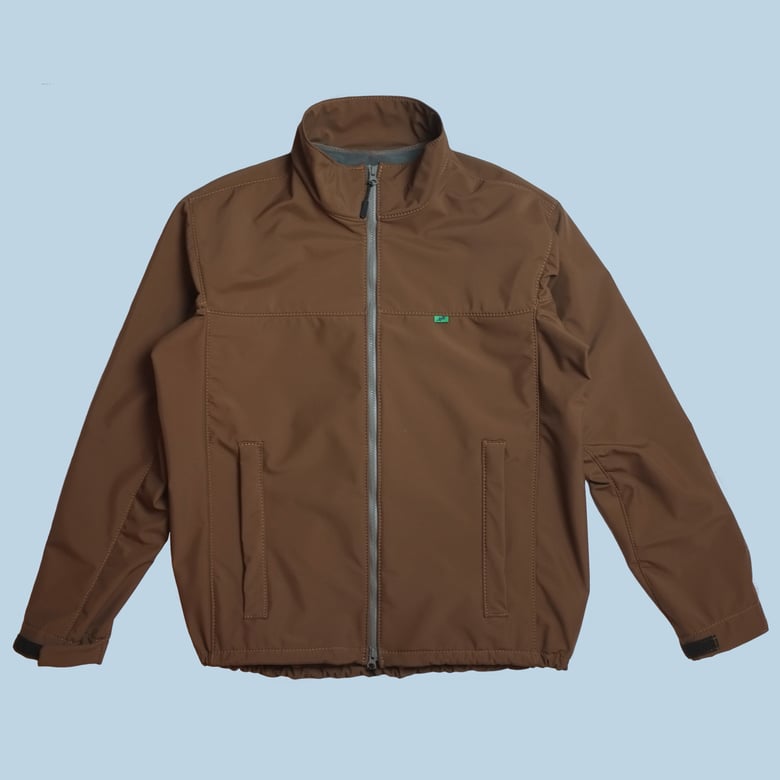 Image of BROWN SOFTSHELL LIZARD JACKET