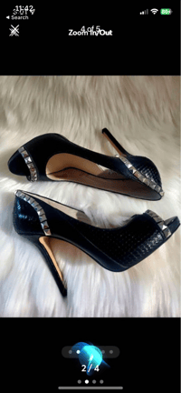 Image 1 of Mk heel leather shoes.