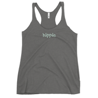 Image 3 of "hippie" Women's Racerback Tank