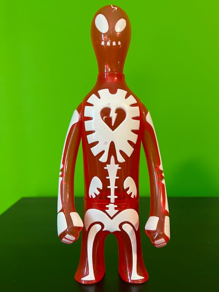 Monoghost clear red vinyl figure