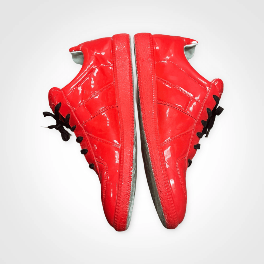 Image of Margiela Red Dipped Patent Leather Gats
