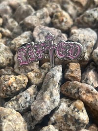 Silver Enamel with Pink Glitter - Sofia 