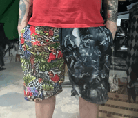 Image 1 of Flavorseal Small Batch Mesh Shorts Dichotomy 1: Picnic Apocalypse