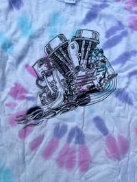 Image 2 of Tie Dye Panhead (Purple/pink) 