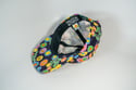 Black light multicolor flowers 