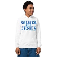 Image 5 of Soldier For Jesus ICE Youth heavy blend hoodie