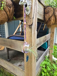 Image 1 of Electroformed Geode suncatcher airplant holder 02