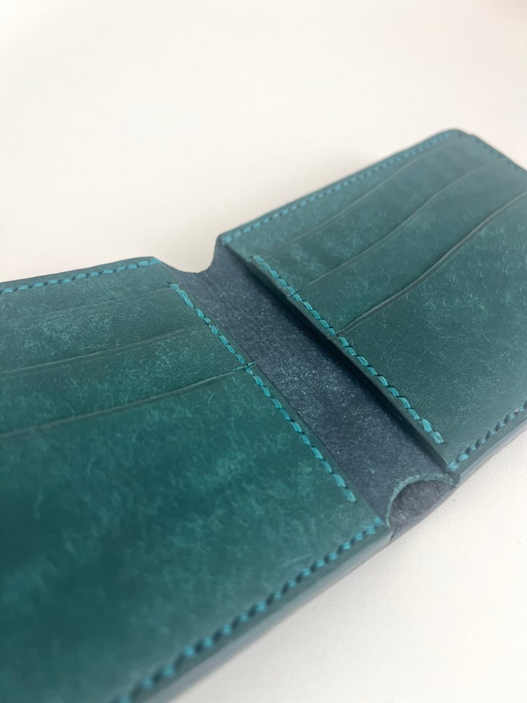 Image of Navy/Ortensia Pueblo 9-Pocket Bifold