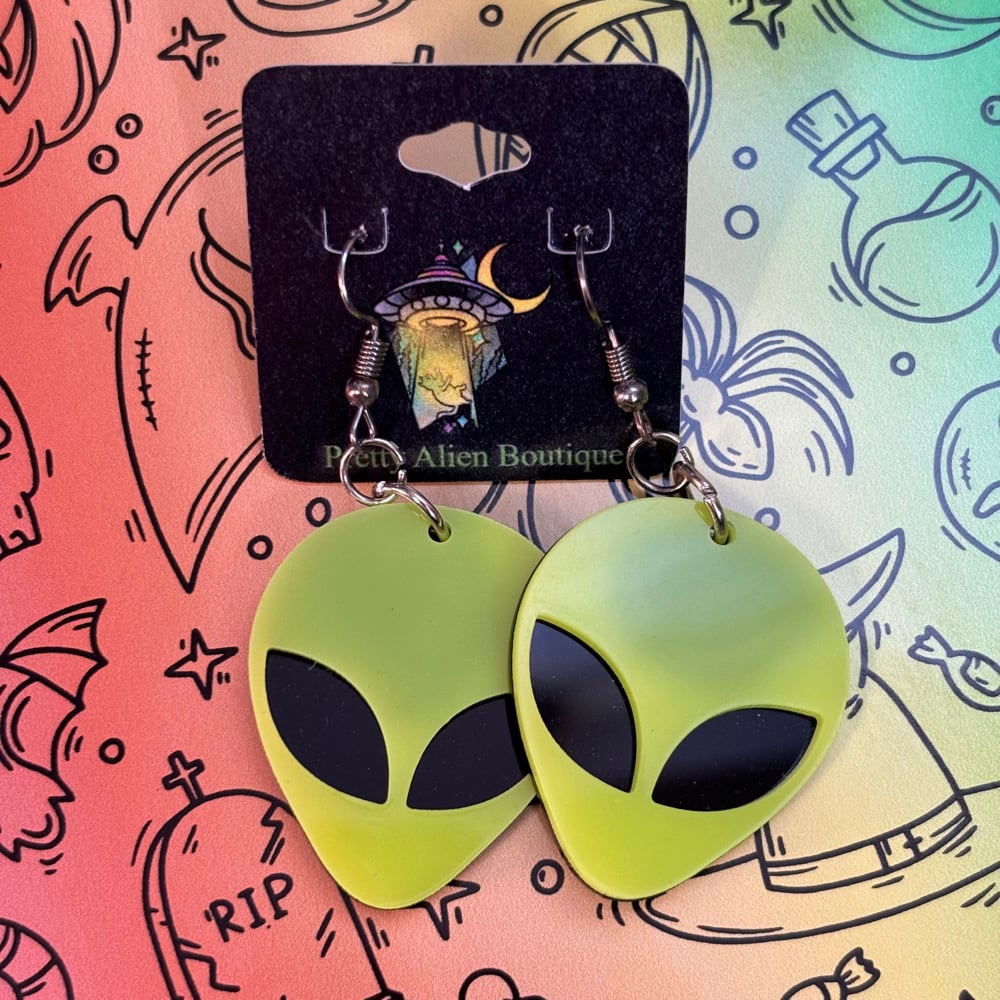 Image of Alien Earrings