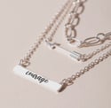 Crave Courage Necklace Set (3pc)