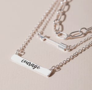 Image of Crave Courage Necklace Set (3pc)