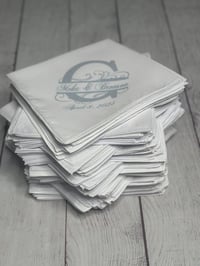 Image 4 of Custom Second Line Handkerchiefs | Personalized Wedding & Event Favors