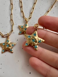 Image 1 of STAR GEM PENDANT / CHAIN