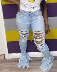Ashanti Ripped Denim