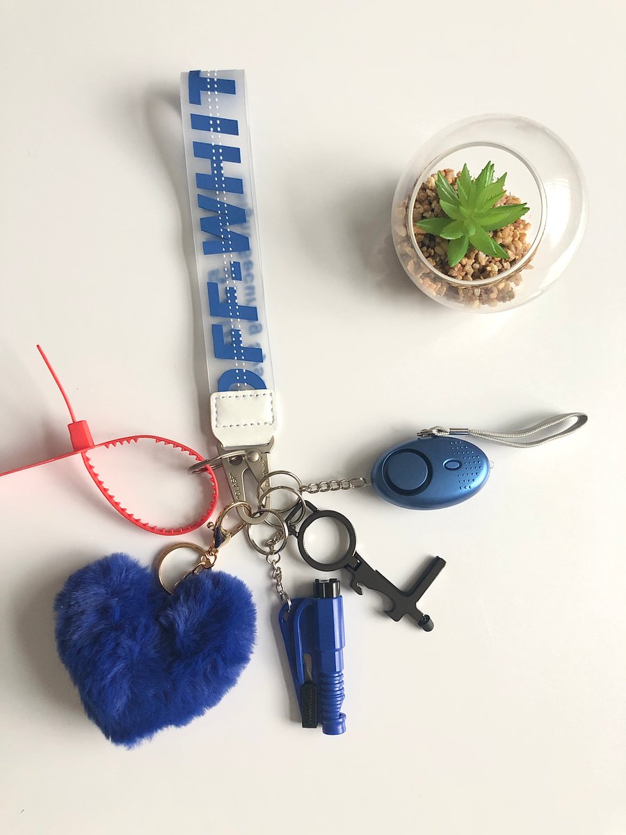 Image of Blue off white inspired