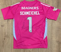 Signed Kasper Schmeichel Pink Goalkeeper Shirt