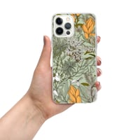 Image 10 of Art Nouveau Inspired Soft Multicolor Boho Floral Sketch Clear Case for iPhone®