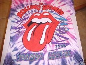 Image of Rolling Stones 1994 VOODOO LOUNGE Concert World Tour XL T-Shirt 