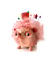 Image of Hedgehog Pincushion - original - hand painted - functional art toy made by Mab Graves