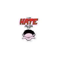 Image 2 of Peter Bagge's I LIKE HATE Sticker