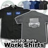 Gently Used Nuts & Bolts Flag Work Shirts (Patch Front)