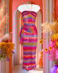 Image 4 of PRISM SILHOUETTE MAXI DRESS 