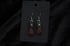 Dead good beetroot stained rabbit bone and moonstone earrings Image 8