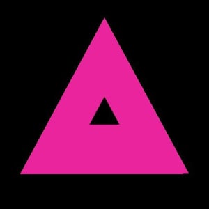 Image of 5" Pink Triangle Tracking marker