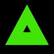 Image of 5" Green Triangle Tracking marker