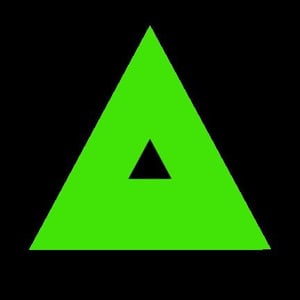 Image of 5" Green Triangle Tracking marker