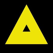 Image of 5" Yellow Triangle Tracking marker