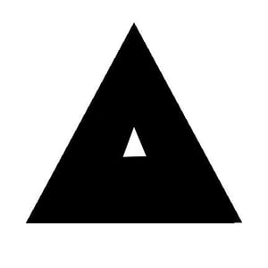 Image of 5" Black Triangle Tracking marker