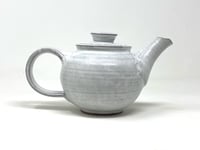 Image 7 of Small White Organic Glaze Tea Pot