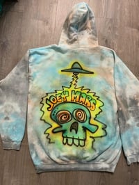 Image 4 of 1/1 Airbrush Hoodie on a XL Dyed Hoodie