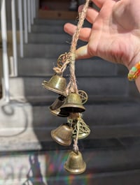 Image 4 of ✨🌙🔔 Rustic Witch Bells 🔔🌙✨