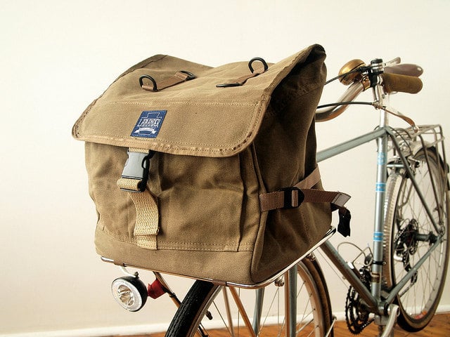 Laplander bags — Waxed Porteur Rack Pack