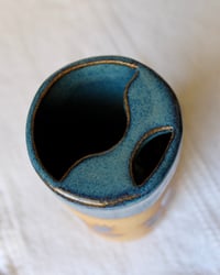 Image 2 of 'Florecita Azul' Travel Tumbler