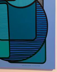 Image 5 of Gravitational Pull ’acrylic painting on wood panel 70cm x 70cm