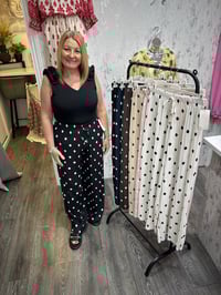 Image 1 of Quinn - Polka Dot Trousers