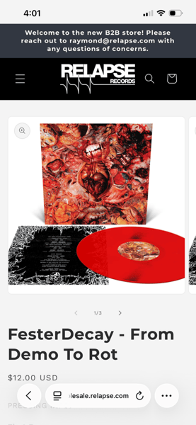 Image of FesterDecay- From Demo to Rot Lp