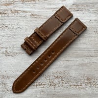 Image 1 of Horween Shell Cordovan watch band - Reverso style