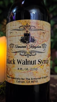 Image 4 of 👑The Armored Kingdom Gourmet Black Walnut Syrup (8oz)🌰🥜🥞