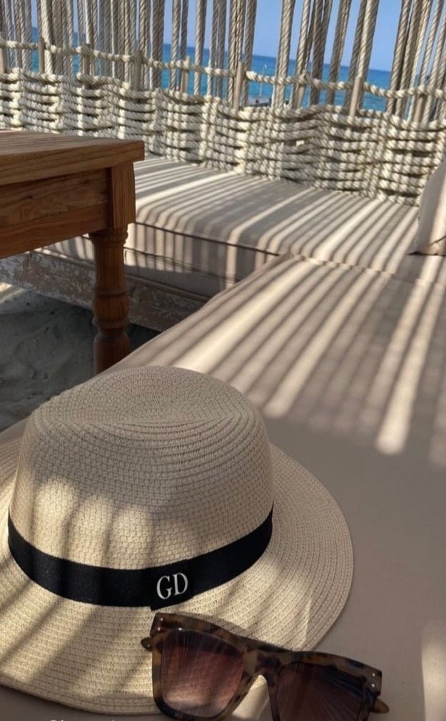 Personalised fedora discount beach hat