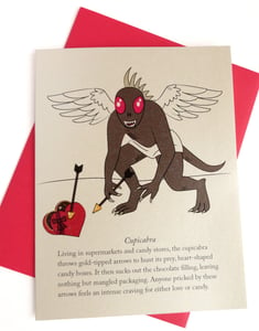 Image of Cupicabra Valentine's Day Card