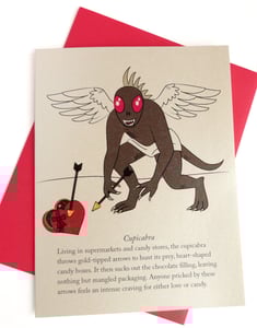 Image of Cupicabra Valentine's Day Card
