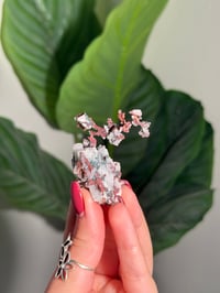 Image 1 of COPPER X MALACHITE STAINED QUARTZ -MOROCCO- A